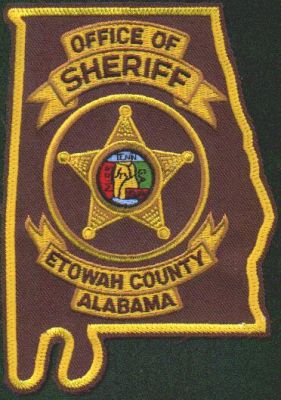 Etowah County Sheriff
Thanks to EmblemAndPatchSales.com for this scan.
Keywords: alabama office of