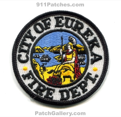 Eureka Fire Department Patch (California)
Scan By: PatchGallery.com
Keywords: city of dept.
