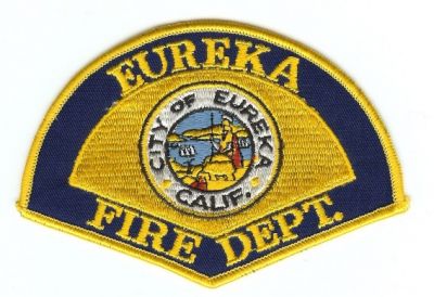 Eureka Fire Dept
Thanks to PaulsFirePatches.com for this scan.
Keywords: california department city of
