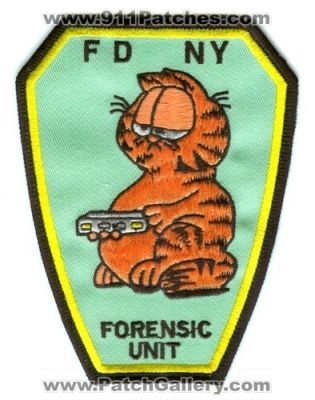 New York City Fire Department FDNY Forensic Unit Patch (New York)
[b]Scan From: Our Collection[/b]
Keywords: dept. of garfield