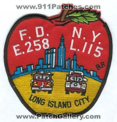 New York City Fire Department FDNY Engine 258 Ladder 115 (New York)
Scan By: PatchGallery.com
Keywords: of dept. f.d.n.y. company station e.258 l.115 long island city