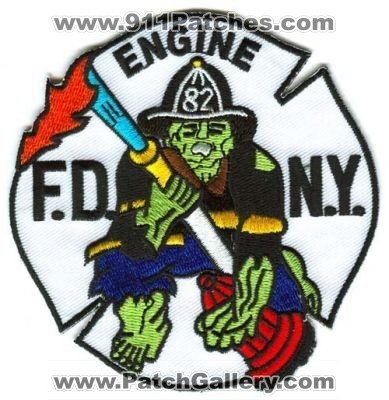 New York City Fire Department FDNY Engine 82 (New York)
Scan By: PatchGallery.com
Keywords: of dept. f.d.n.y. company station hulk