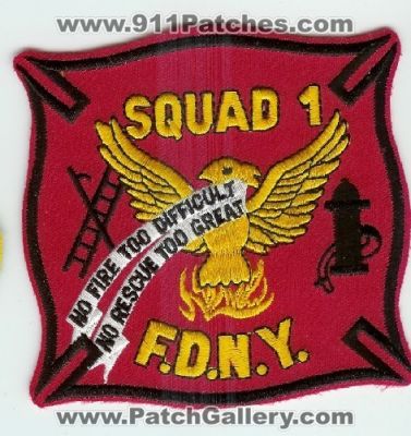 FDNY Fire Squad 1 (New York)
Thanks to Mark C Barilovich for this scan.
Keywords: department of f.d.n.y.