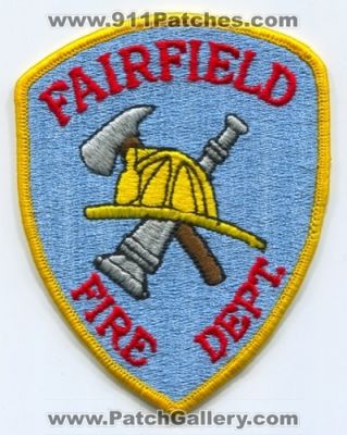 Fairfield Fire Department (California)
Scan By: PatchGallery.com
Keywords: dept.