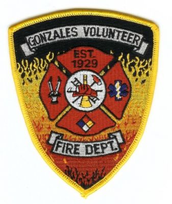 Gonzales Volunteer Fire Dept
Thanks to PaulsFirePatches.com for this scan.
Keywords: california department