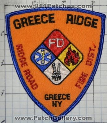 Greece Ridge Fire Department (New York)
Thanks to swmpside for this picture.
Keywords: dept. road district dist. ny