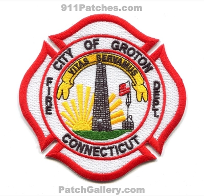 Groton Fire Department Patch (Connecticut)
Scan By: PatchGallery.com
Keywords: city of dept. vitas servamus