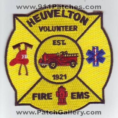 Heuvelton Volunteer Fire EMS Department (New York)
Thanks to Dave Slade for this scan.
Keywords: dept.