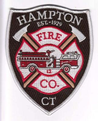 Hampton Fire Co
Thanks to Michael J Barnes for this scan.
Keywords: connecticut company 12