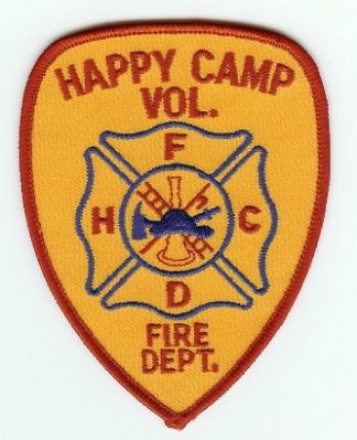Happy Camp Vol Fire Dept
Thanks to PaulsFirePatches.com for this scan.
Keywords: california volunteer department