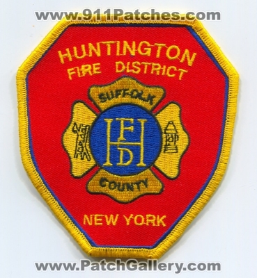 Huntington Fire District Patch (New York)
Scan By: PatchGallery.com
Keywords: dist. department dept. suffolk county co.
