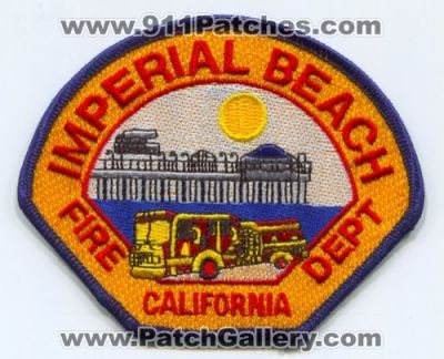 Imperial Beach Fire Department Patch (California)
Scan By: PatchGallery.com
Keywords: dept.