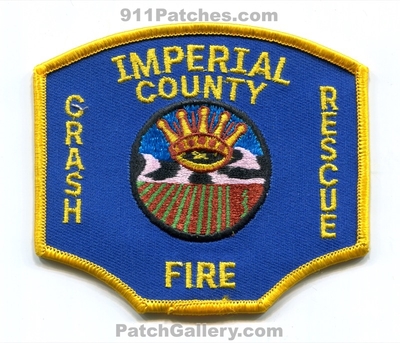 Imperial County Airport Crash Fire Rescue Department Patch (California)
Scan By: PatchGallery.com
Keywords: Co. CFR C.F.R. Dept. Aircraft Firefighter Firefighting ARFF A.R.F.F.