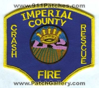 Imperial County Airport Crash Fire Rescue Department Patch (California)
Scan By: PatchGallery.com
Keywords: dept. cfr arff aircraft airport firefighter firefighting