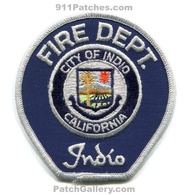 Indio Fire Department Patch (California)
Scan By: PatchGallery.com
Keywords: city of dept.