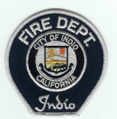 Indio Fire Dept
Thanks to PaulsFirePatches.com for this scan.
Keywords: california department city of