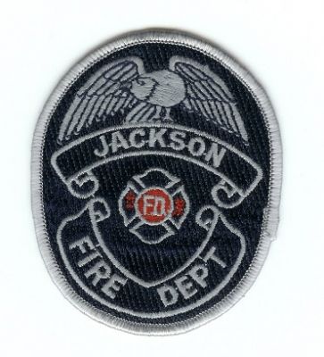Jackson Fire Dept
Thanks to PaulsFirePatches.com for this scan.
Keywords: california department