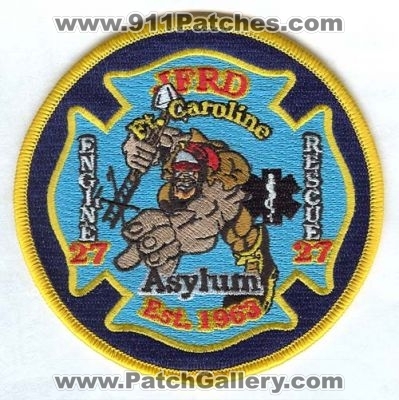 Jacksonville Fire and Rescue Department Station 27 (Florida)
Scan By: PatchGallery.com
Keywords: jfrd & dept. company engine rescue fort ft. caroline asylum
