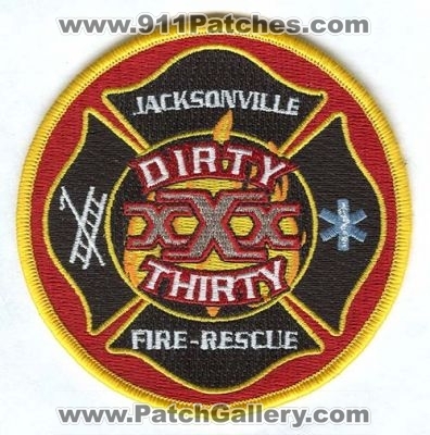 Jacksonville Fire and Rescue Department Station 30 Patch (Florida)
Scan By: PatchGallery.com
Keywords: jfrd & dept. company co. dirty thirty xxx