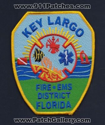 Key Largo Fire EMS District (Florida)
Thanks to PaulsFirePatches.com for this scan.
Keywords: department dept.
