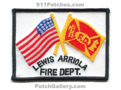 Lewis Arriola Fire Department Patch (Colorado)
[b]Scan From: Our Collection[/b]
Keywords: dept.