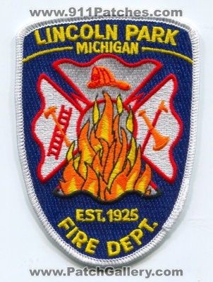 Lincoln Park Fire Department Patch (Michigan)
Scan By: PatchGallery.com
Keywords: dept.