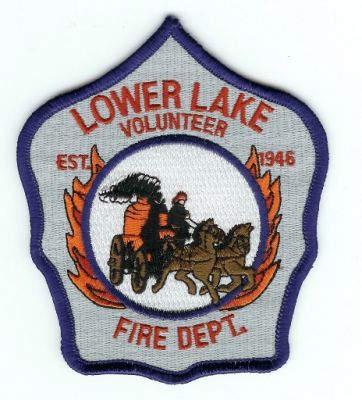 Lower Lake Volunteer Fire Dept
Thanks to PaulsFirePatches.com for this scan.
Keywords: california department