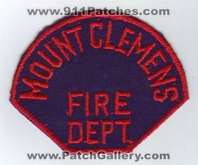 Mount Clemens Fire Department (Michigan)
Thanks to Dave Slade for this scan.
Keywords: dept. mt.