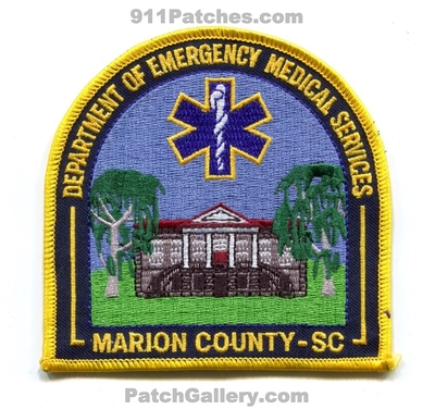 Marion County Department of Emergency Medical Services EMS Patch (South Carolina)
Scan By: PatchGallery.com
Keywords: co. dept. ambulance