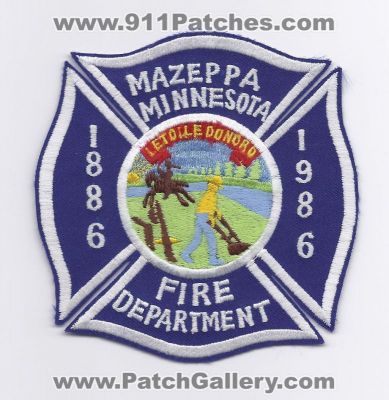 Mazeppa Fire Department (Minnesota)
Thanks to Paul Howard for this scan.
Keywords: dept.