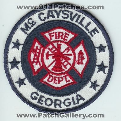 McCaysville Fire Department (Georgia)
Thanks to Mark C Barilovich for this scan.
Keywords: dept.
