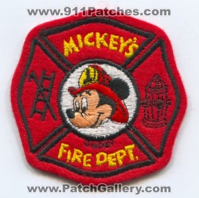 Mickeys Fire Department Walt Disney World Patch (Florida)
[b]Scan From: Our Collection[/b]
Keywords: dept. wdw mouse