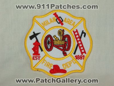 Milan Area Fire Department (Michigan)
Thanks to Walts Patches for this picture.
Keywords: dept.