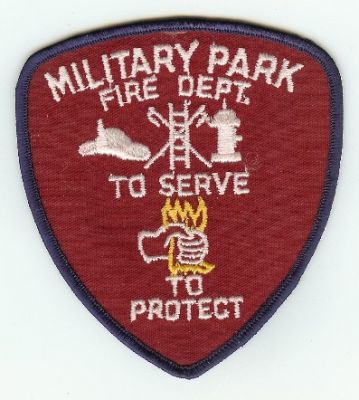 Military Park Fire Dept
Thanks to PaulsFirePatches.com for this scan.
Keywords: florida department