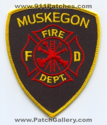 Muskegon Fire Department Patch (Michigan)
Scan By: PatchGallery.com
Keywords: dept.