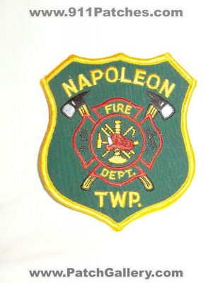 Napoleon Township Fire Department (Michigan)
Thanks to Walts Patches for this picture.
Keywords: twp. dept.