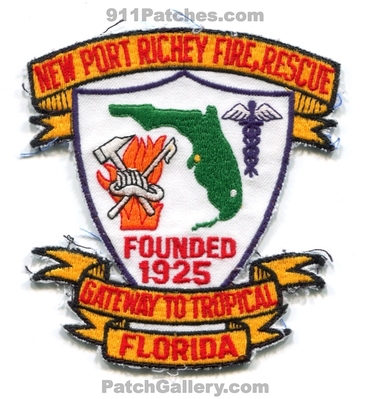 New Port Richey Fire Rescue Department Patch (Florida)
Scan By: PatchGallery.com
Keywords: dept. founded 1925 gateway to tropical