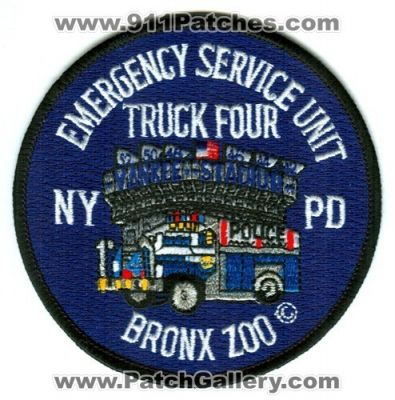New York Police Department ESS ESU Squad 4 Truck (New York)
Scan By: PatchGallery.com
Keywords: nypd emergency services unit four