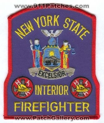 New York State Interior Firefighter (New York)
Scan By: PatchGallery.com
Keywords: certified fire department dept.