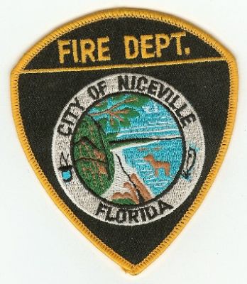 Niceville Fire Dept
Thanks to PaulsFirePatches.com for this scan.
Keywords: florida department city of