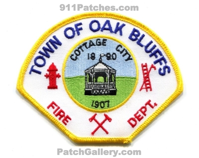 Oak Bluffs Fire Department Patch (Massachusetts)
Scan By: PatchGallery.com
Keywords: town of dept. cottage city 1890 1907