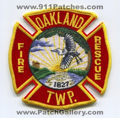 Oakland Township Fire Rescue Department Patch (Michigan)
Scan By: PatchGallery.com
Keywords: twp. dept.
