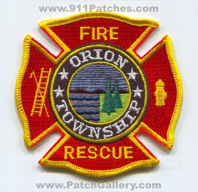 Orion Township Fire Rescue Department Patch (Michigan)
Scan By: PatchGallery.com
Keywords: twp. dept.