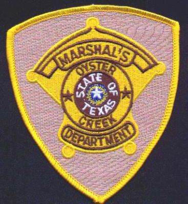 Oyster Creek Marshal's Department
Thanks to EmblemAndPatchSales.com for this scan.
Keywords: texas marshals