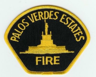 Palos Verdes Estates Fire
Thanks to PaulsFirePatches.com for this scan.
Keywords: california