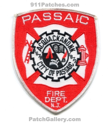 Passaic Fire Department Patch (New Jersey)
Scan By: PatchGallery.com
Keywords: city of dept. acquackanonk 1678 1873