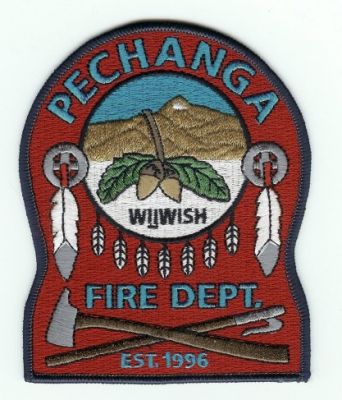 Pechanga Fire Dept
Thanks to PaulsFirePatches.com for this scan.
Keywords: california department