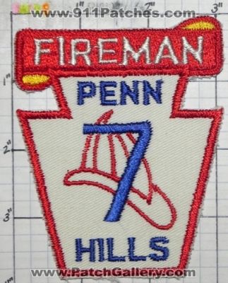 Penn Hills Fire Department 7 Fireman (Pennsylvania)
Thanks to swmpside for this picture.
Keywords: dept.