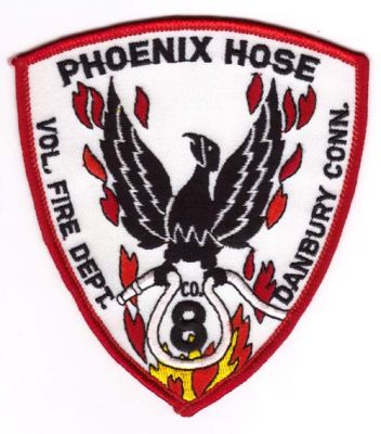 Phoenix Hose Vol Fire Dept
Thanks to Michael J Barnes for this scan.
Keywords: connecticut volunteer department company 8 danbury