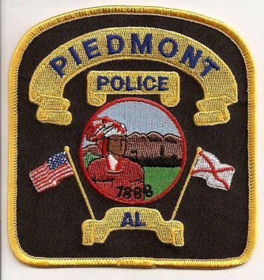 Piedmont Police
Thanks to EmblemAndPatchSales.com for this scan.
Keywords: alabama